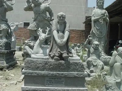 Statue del tempio dei diciotto Arhat (Granito) 